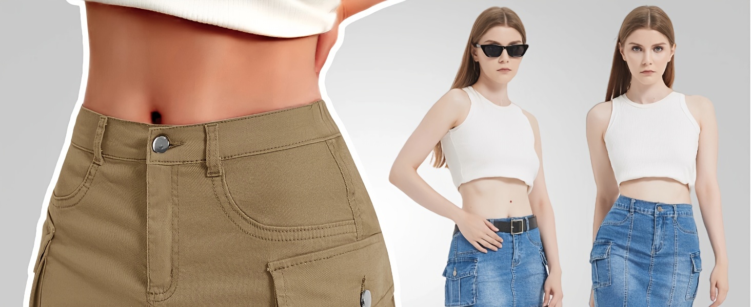 womens plain mini bodycon utility skirt slim fit with buttons y2 skirt sexy and cute with flap pockets suitable for details 0