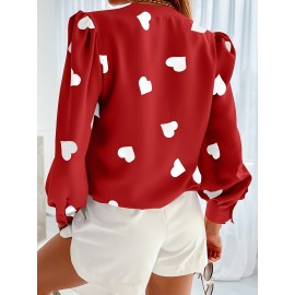 Women's Business Casual Tops Summer Long Sleeve Silk Button Down Shirts V Neck Chiffon Blouse